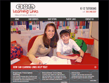 Tablet Screenshot of learninglinksdc.com